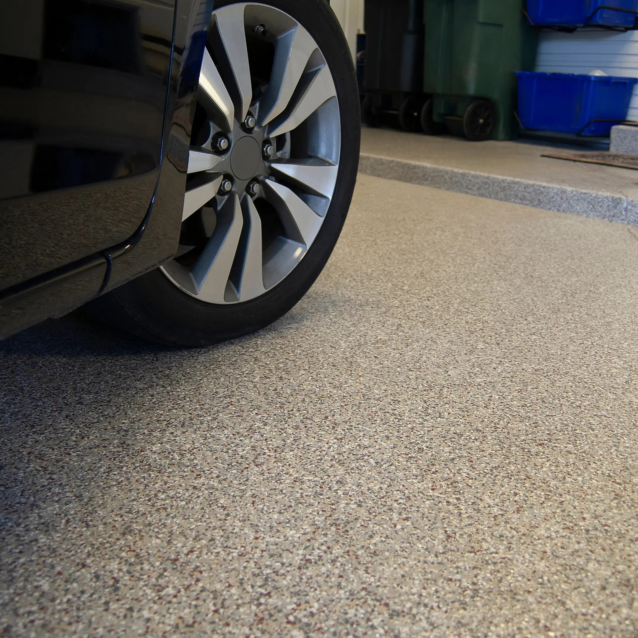 Garage floor coatings