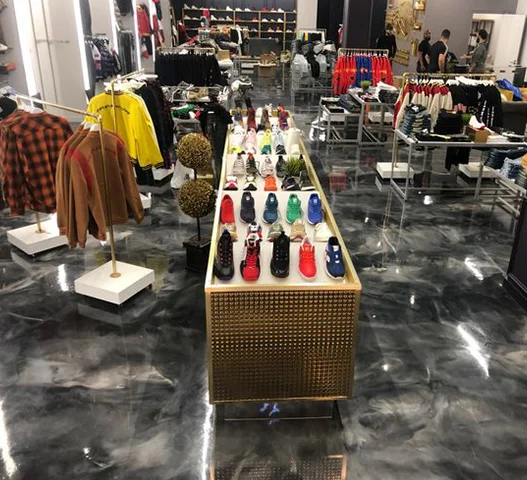Retail store flooring